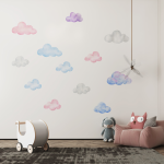 Watercolour Cloud wall decal stickers