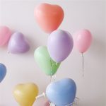 Pastel Heart Balloons