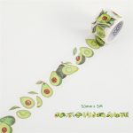 Avocado Design Washi Tape