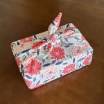 Furoshiki Fabric Wrapping Hibiscus Design