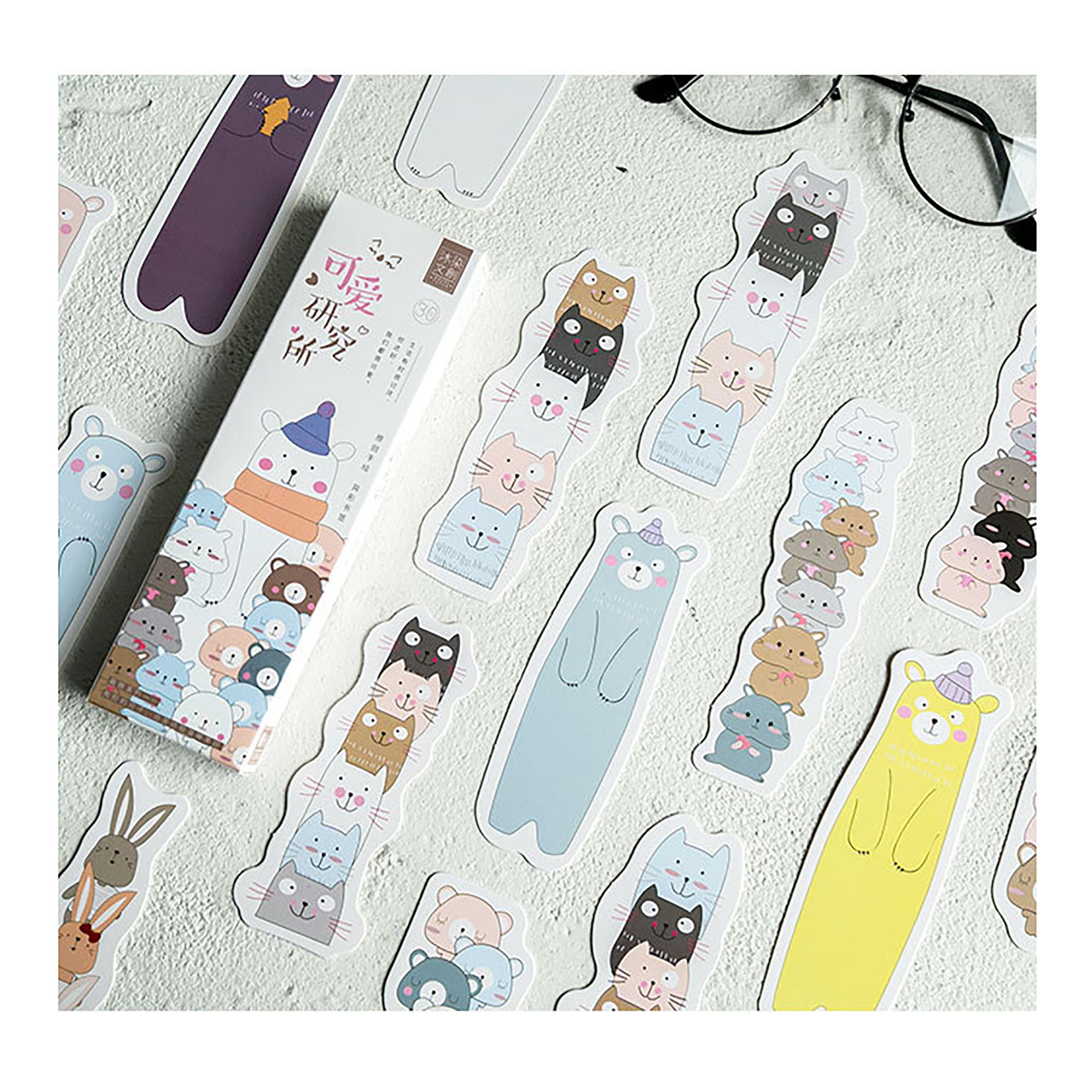 30 Pack Kawaii Bookmarks Set | MoshiMoshi UK