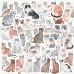 Cat breed sticker pack for planners, journals, and scrapbooks. Durable, adorable, and perfect for any cat lover.