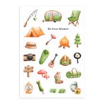 Camping Adventure Sticker Sheet