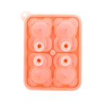 Silicone Bear Ice Mould - Orange