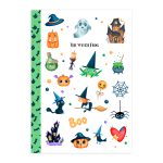 Halloween Sticker Sheet with washi strip