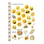 Honeycomb Mood Tracker Sticker, Emoji Stickers