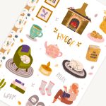 Hygge Life Sticker Sheet