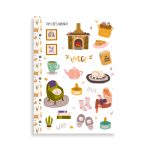 Hand Drawn Sticker Sheet - The Cat’s Warmth