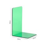 Colour tinted bookends light green