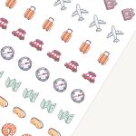 Mini Icon Travel Sticker Sheet