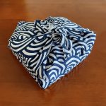 Furoshiki Fabric Wrapping Seigaiha Design