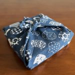 Furoshiki Fabric Wrapping Cat Design