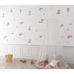 Mermaid Fabric Wall Stickers