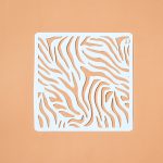 Reusable Zebra Print Stencil