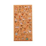 Kraft Paper Animal Stickers