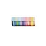 Solid Colour Washi Tape Slim Pack of 12