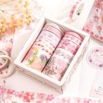 Flower Washi Tape Set of 10