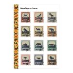 Wildlife Animal Stamp Sticker