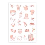 Blue Baby Boy Sticker Sheet