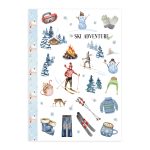 Ski Adventure Sticker Sheet