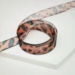 Leopard Print Organdie Ribbon 