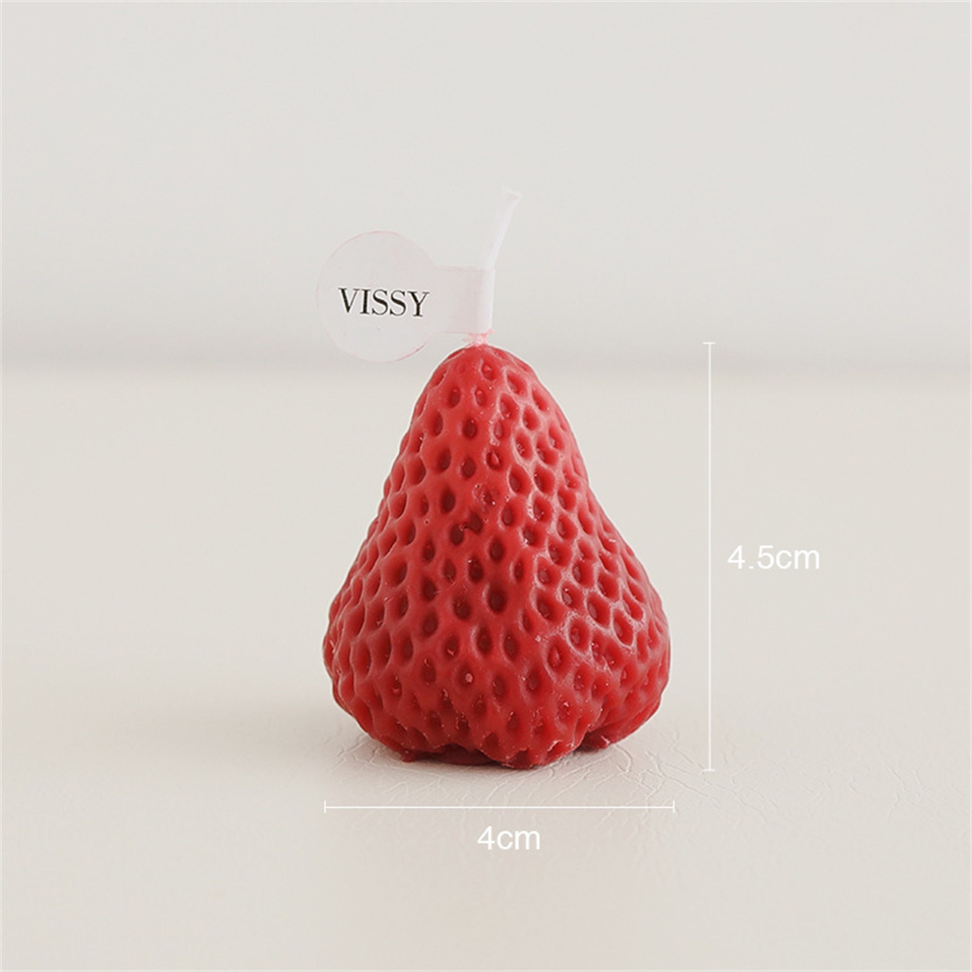 Strawberry Shaped Candle - Large Red | MoshiMoshi UK