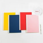 4 Pack B5 Colour Coded Notebook Set